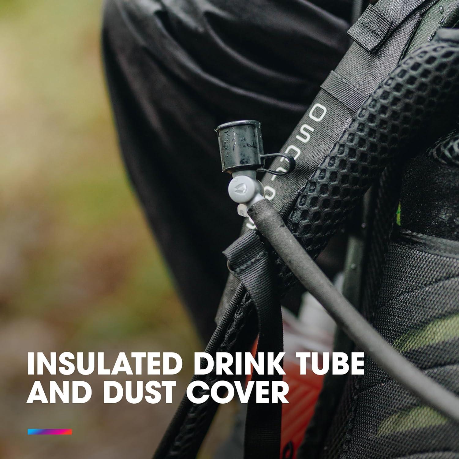 imageHydrapak Force UltraDurable Water BladderReservoir for Hydration Backpacks 2L or 3L Insulated Tube Safe amp ReliableMammoth Grey