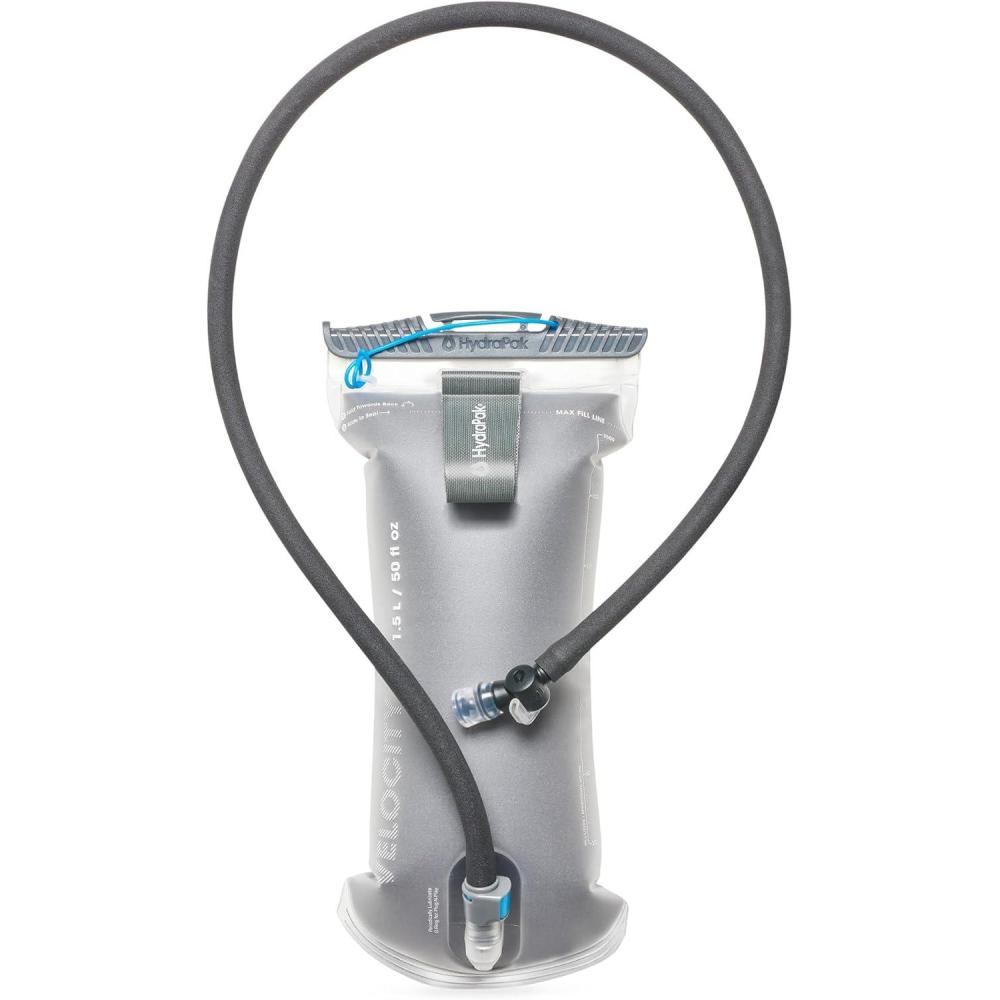 imageHydraPak Velocity IT 15L or 2L Hydration Reservoir Insulated Water BladderReservoir for Hydration Pack SelfSealing Bite Valve Leak Proof and Dishwasher Safe15 Liters