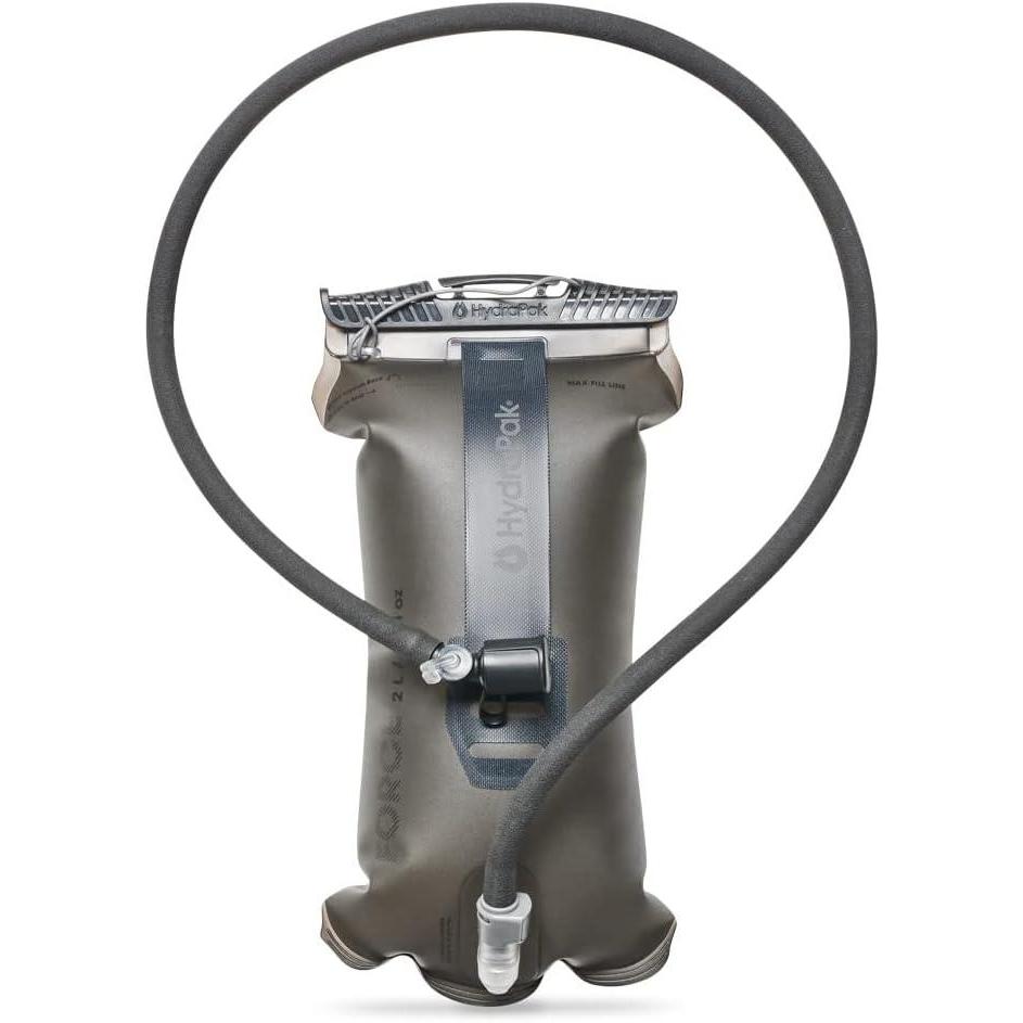 imageHydrapak Force UltraDurable Water BladderReservoir for Hydration Backpacks 2L or 3L Insulated Tube Safe amp ReliableMammoth Grey