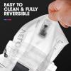 HydraPak Velocity Hydration Reservoir (1.5L, 2L, 3L), Ultralight Water Bladder, Self-Sealing Bite Valve, Leak Proof, Reversible, Dishwasher Safe(Clear)