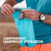 HydraPak Velocity Hydration Reservoir (1.5L, 2L, 3L), Ultralight Water Bladder, Self-Sealing Bite Valve, Leak Proof, Reversible, Dishwasher Safe(Malibu Blue)