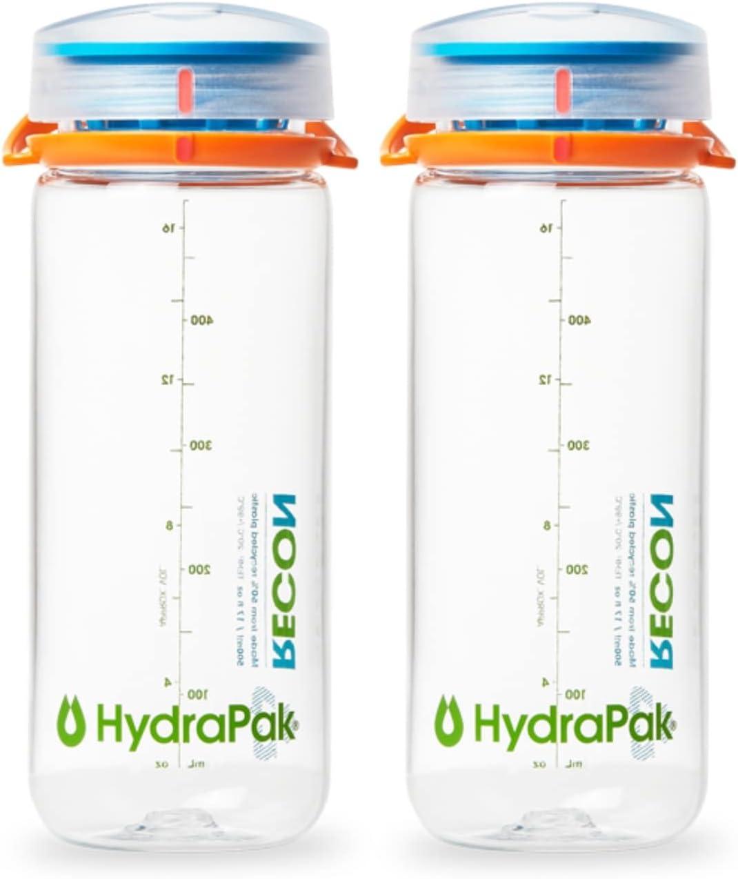 imageHydraPak Recon Twist amp Sip Wide Mouth Recycled Plastic Water Bottle 24oz or 32oz Eco Friendly BPA Free Easy CarryConfetti