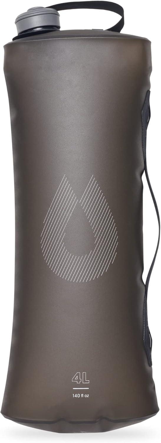 imageHydraPak Seeker Collapsible Camping Water Storage 2L 3L 4L BPA amp PVC Free Hydration Reservoir Bag Leak ProofMammoth Grey