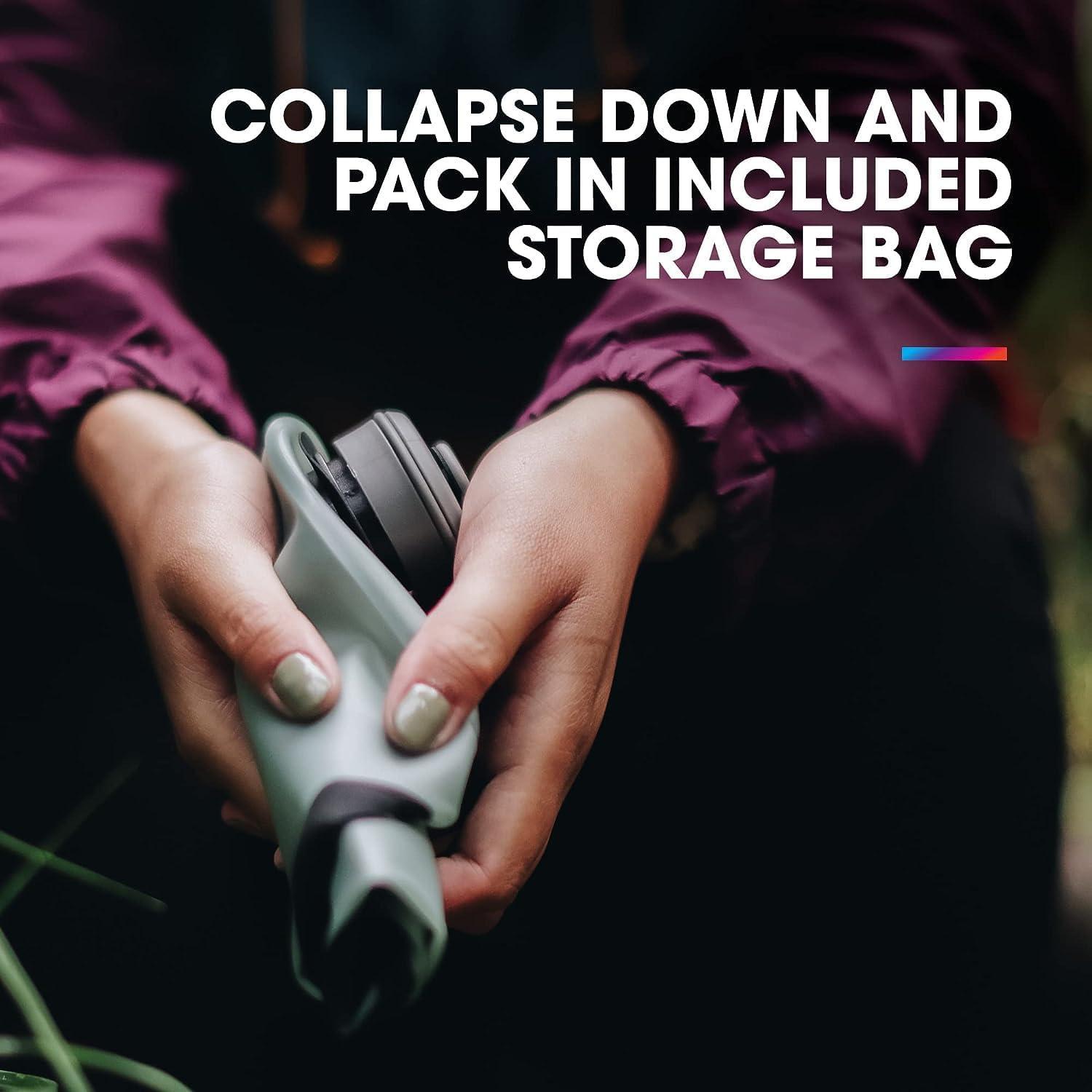 imageHydraPak Seeker Collapsible Camping Water Storage 2L 3L 4L BPA amp PVC Free Hydration Reservoir Bag Leak ProofSutro Green