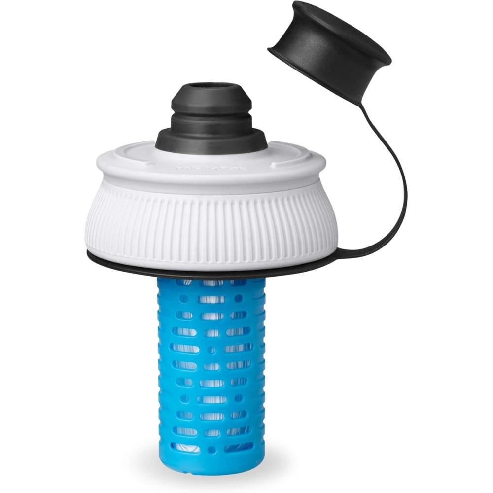 imageHydraPak Breakaway Filter Cap Water Filtration Accessory Fast Flow Fits Bike and Sport Squeeze Bottles Perfect for Cycling Outdoor Activities Travel and Emergency Preparedness