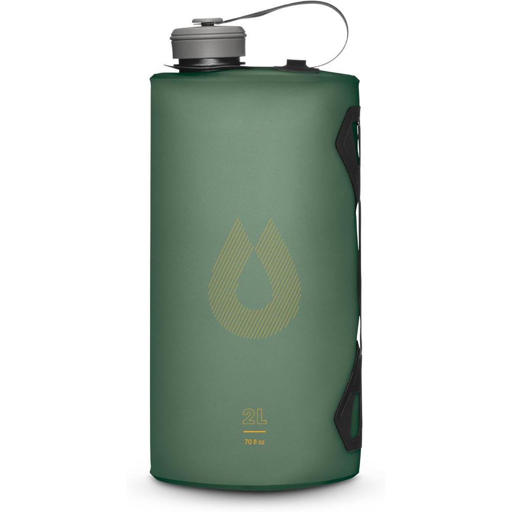 imageHydraPak Seeker Collapsible Camping Water Storage 2L 3L 4L BPA amp PVC Free Hydration Reservoir Bag Leak ProofSage Green