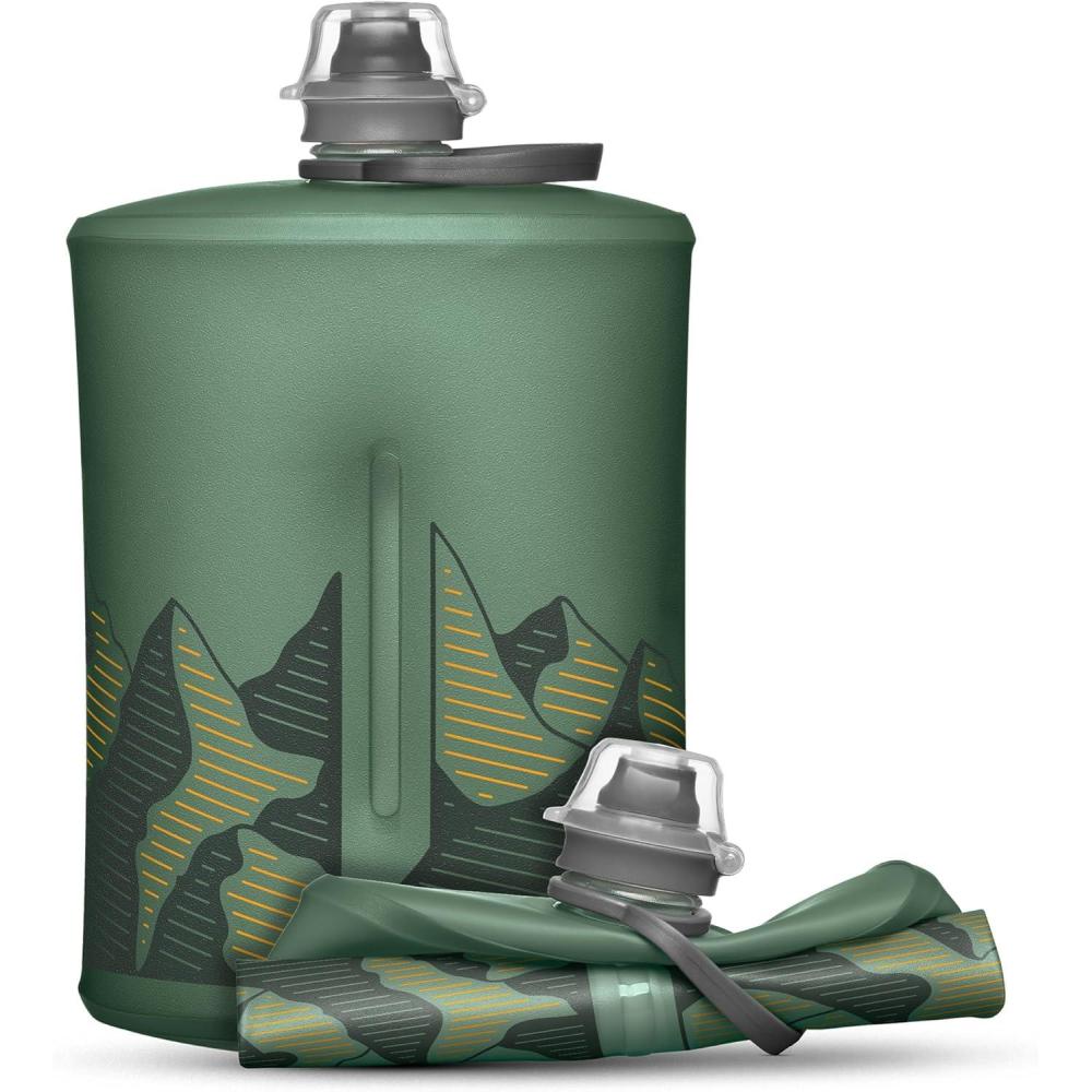 imageHydraPak Stow Collapsible Water Bottle  350ml 500ml 1L  Ultralight LeakProof BPAFree Filter Compatible Travel amp Hiking FlaskNEW Sage Green