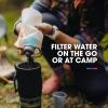 HydraPak 42mm Filter Cap – Water Filtration Accessory – Fast Flow – Perfect for Hiking, Endurance Sports, Camping, Travel, and Emergency Preparedness(Potable Water Filter)