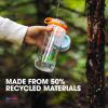 HydraPak Recon Twist & Sip – Wide Mouth Recycled Plastic Water Bottle (24oz or 32oz) – Eco Friendly, BPA Free, Easy Carry(Clear / Black & White)