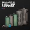 HydraPak Seeker – Collapsible Camping Water Storage (2L, 3L, 4L) – BPA & PVC Free, Hydration Reservoir Bag, Leak Proof(Mammoth Grey)