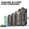 HydraPak Seeker – Collapsible Camping Water Storage (2L, 3L, 4L) – BPA & PVC Free, Hydration Reservoir Bag, Leak Proof(Sutro Green)