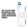 HydraPak Seeker+ – Collapsible Water Filtration & Storage (6L) – BPA & PVC Free, Hydration Reservoir Bag, Leak Proof, Lightweight(Clear)