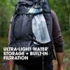 HydraPak Seeker+ – Collapsible Water Filtration & Storage (6L) – BPA & PVC Free, Hydration Reservoir Bag, Leak Proof, Lightweight(Clear)