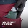 HydraPak Stow Collapsible Water Bottle – 350ml, 500ml, 1L – Ultralight, Leak-Proof, BPA-Free, Filter Compatible Travel & Hiking Flask(*NEW* Glacier Blue)