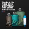 HydraPak Stow Collapsible Water Bottle – 350ml, 500ml, 1L – Ultralight, Leak-Proof, BPA-Free, Filter Compatible Travel & Hiking Flask(*NEW* Sage Green)