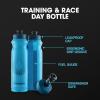 HydraPak Tempo Handheld Running Water Bottle 3-Pack – Made for Runners, Marathon Training and Race Day Squeeze Bottle. Perfect for Hydration, Electrolytes, Recovery and Nutrition Mixes.(400 Ml (Pack of 3))