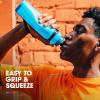 HydraPak Tempo Pro 525ml – Handheld Running Squeeze Bottle for Training and Race Day Hydration with Removable Strap (525ml/17oz) – Black(Black)