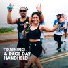 HydraPak Tempo Pro 525ml – Handheld Running Squeeze Bottle for Training and Race Day Hydration with Removable Strap (525ml/17oz) – Black(Blue)