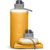 HydraPak Flux – Collapsible Backpacking Water Bottle (750ml, 1L, 1.5L) – BPA Free, Ultra Light, Spill-Proof Twist Cap(*NEW* Golden Yellow)