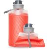 HydraPak Flux – Collapsible Backpacking Water Bottle (750ml, 1L, 1.5L) – BPA Free, Ultra Light, Spill-Proof Twist Cap(Redwood Red)