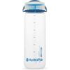 HydraPak Recon Twist & Sip – Wide Mouth Recycled Plastic Water Bottle (24oz or 32oz) – Eco Friendly, BPA Free, Easy Carry(Clear / Navy & Cyan)