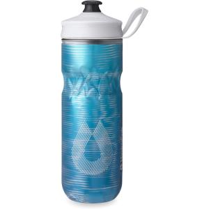 HydraPak | Polar Bottle – Polar Sport Insulated Water Bottle – BPA-Free, Sport & Bike Squeeze Bottle with Handle (Pulse Blue, 700ml / 24oz)(Pulse Blue)