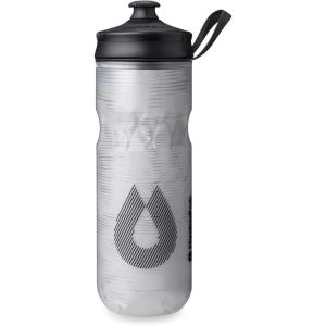 HydraPak | Polar Bottle – Polar Sport Insulated Water Bottle – BPA-Free, Sport & Bike Squeeze Bottle with Handle (Pulse Blue, 700ml / 24oz)(Pulse White)