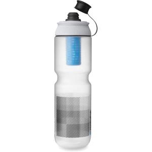 HydraPak Breakaway+ Filter Water Bottle (20oz or 30oz) – Hike & Bike Squeeze Water Bottle, Fits Backpacks & Bike Cages – Clear(30oz/880ml)