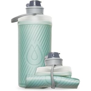 HydraPak Flux – Collapsible Backpacking Water Bottle (750ml, 1L, 1.5L) – BPA Free, Ultra Light, Spill-Proof Twist Cap(Sutro Green)