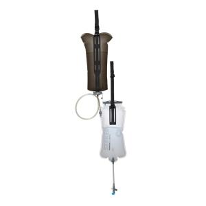 HydraPak Seeker+ – Collapsible Water Filtration & Storage (6L) – BPA & PVC Free, Hydration Reservoir Bag, Leak Proof, Lightweight(Mammoth Grey / Clear)