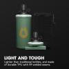 HydraPak PackFlask (500ml or 750ml) – Harness Mounted Water Bottle for Backpacks – Hands-Free, Easy-Access, Ultra-Light, Collapsible Pack Softflask for Hiking & Backpacking(Sage Green)