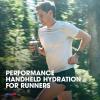 HydraPak SkyFlask Speed – Collapsible Handheld Running Water Bottle (350ml, 500ml, 500ml Insulated) – Adjustable Strap, Lightweight, Spill-Proof Cap | Collapsible, Handheld, Running, Adjustable Strap, Lightweight, Spill-Proof Cap(*NEW* Clear)