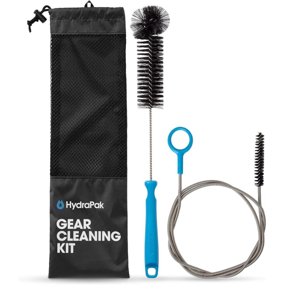 imageHydraPak Gear Cleaning Kit Bristle and Wire Tube Brush Set BPA amp PVC Free Cleans Hydration Reservoirs and Bladders Water Containers