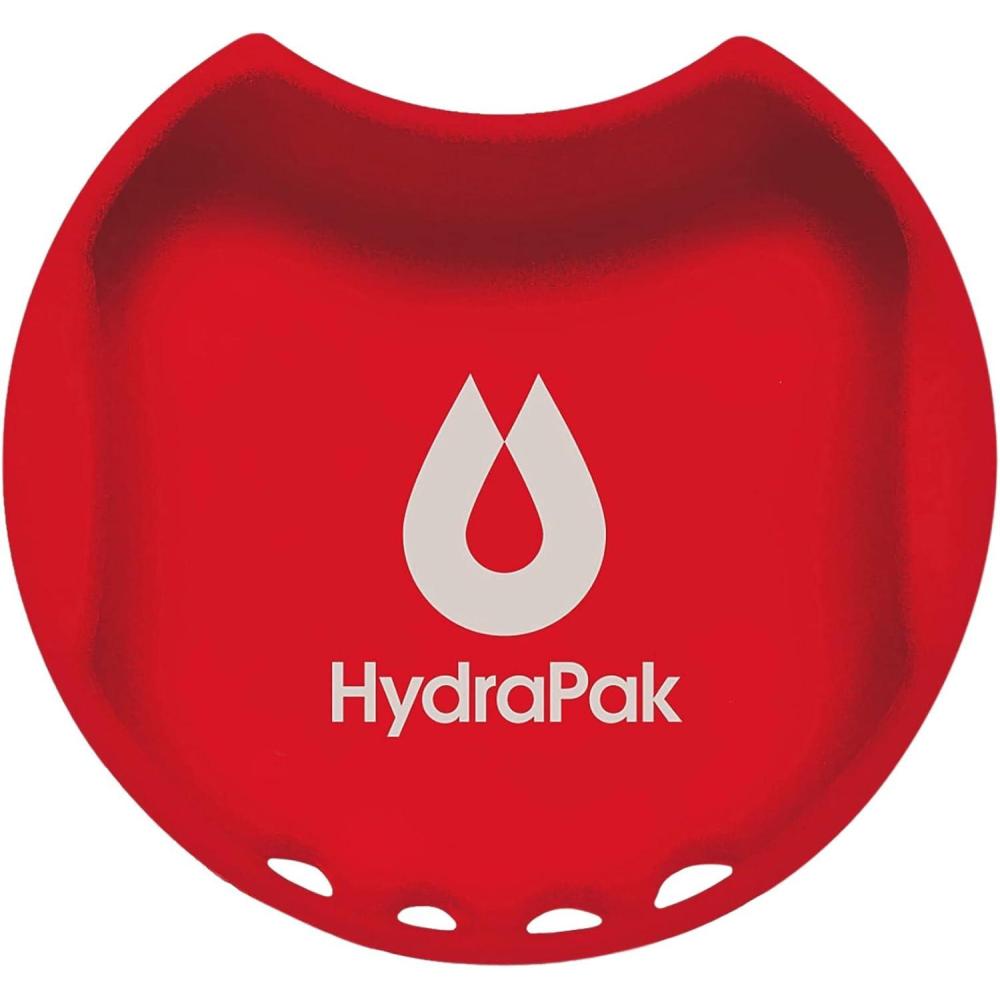imageHydraPak Watergate Wide Mouth Splash Guard BPA amp PVC Free Fits Most Wide Mouth BottlesRed