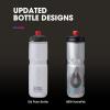 HydraPak | Polar Bottle – Polar Surge Insulated Bike Water Bottle 2-Pack – High Flow, Cycling & Sports Squeeze Bottle (Ascent Blue, 600ml / 20oz)(Ascent Red)