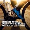 HydraPak Breakaway Surge Lightweight Bike Water Bottle 2-Pack (20oz, 25oz, 30oz) – High Flow, Cycling & Sports Squeeze Bottle(White)