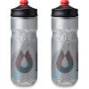 HydraPak | Polar Bottle – Polar Surge Insulated Bike Water Bottle 2-Pack – High Flow, Cycling & Sports Squeeze Bottle (Ascent Blue, 600ml / 20oz)(Ascent Silver)