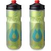 HydraPak | Polar Bottle – Polar Surge Insulated Bike Water Bottle 2-Pack – High Flow, Cycling & Sports Squeeze Bottle (Ascent Blue, 600ml / 20oz)(Ascent Yellow)