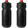 HydraPak Breakaway Surge Lightweight Bike Water Bottle 2-Pack (20oz, 25oz, 30oz) – High Flow, Cycling & Sports Squeeze Bottle(Charcoal)
