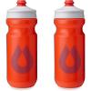 HydraPak Breakaway Surge Lightweight Bike Water Bottle 2-Pack (20oz, 25oz, 30oz) – High Flow, Cycling & Sports Squeeze Bottle(Orange)