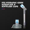HydraPak Run Straw Flask Accessory – Fits 42mm Bite Valve Caps, UltraFlasks, SoftFlasks