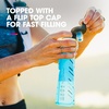HydraPak UltraFlask Speed – Collapsible Soft Flask Water Bottle for Hydration Vests and Running Packs with Easy Open Cap(*Old* Malibu)
